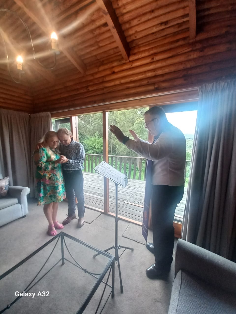 Wedding ceremony by Dr. Gerrit Rademeyer in Kestell