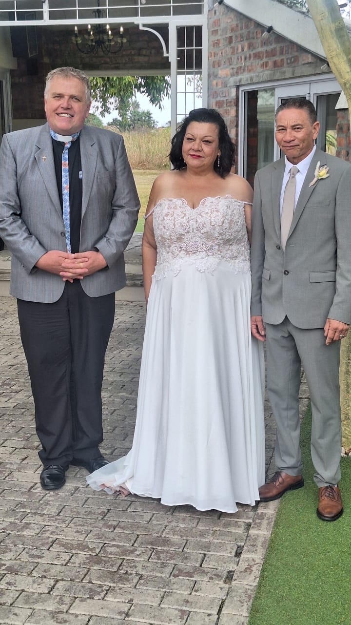 Wedding ceremony by Dr. Gerrit Rademeyer in Kestell