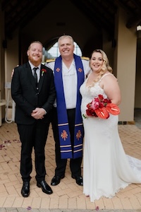 Wedding ceremony by Dr. Gerrit Rademeyer in Kestell