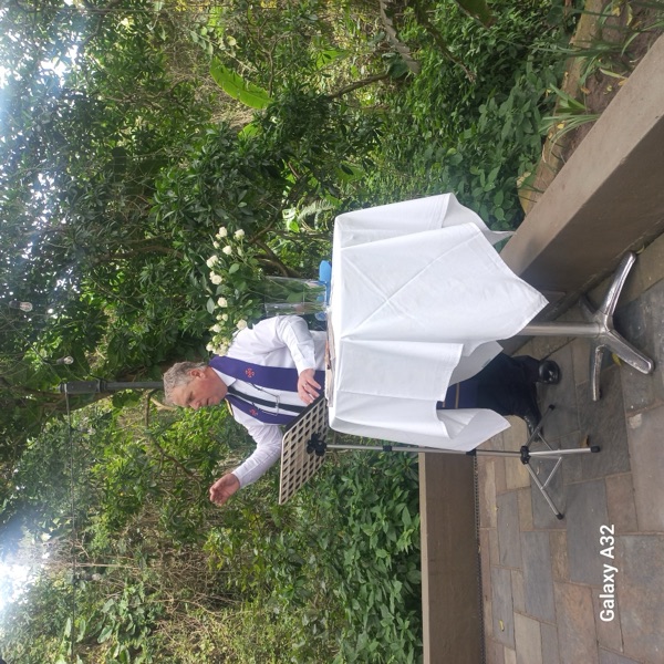 Wedding ceremony by Dr. Gerrit Rademeyer in Kestell
