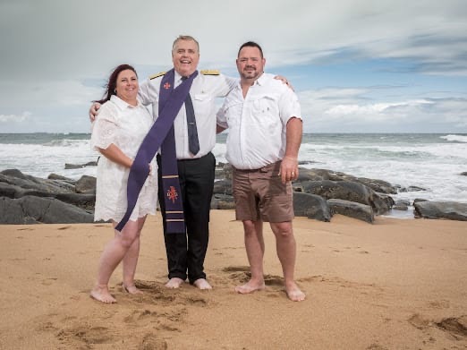 Wedding ceremony by Dr. Gerrit Rademeyer in Kestell